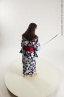 JAPANESE WOMAN IN KIMONO WITH SWORD SAORI 12A